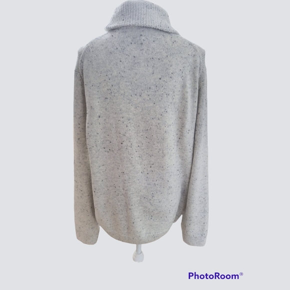 Chaps mens light gray Size large sweater - Picture 2 of 6